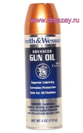 Оружейное масло SMIT & Wesson ADVANCED GUN OIL SW 001 с CERFLON аэрозоль 113 г.